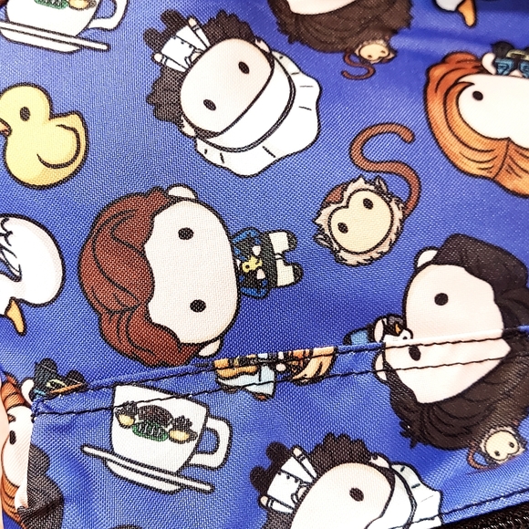 Bioworld Friends Chibi Mini-Backpack Dark Purple Animation - Picture 9 of 9